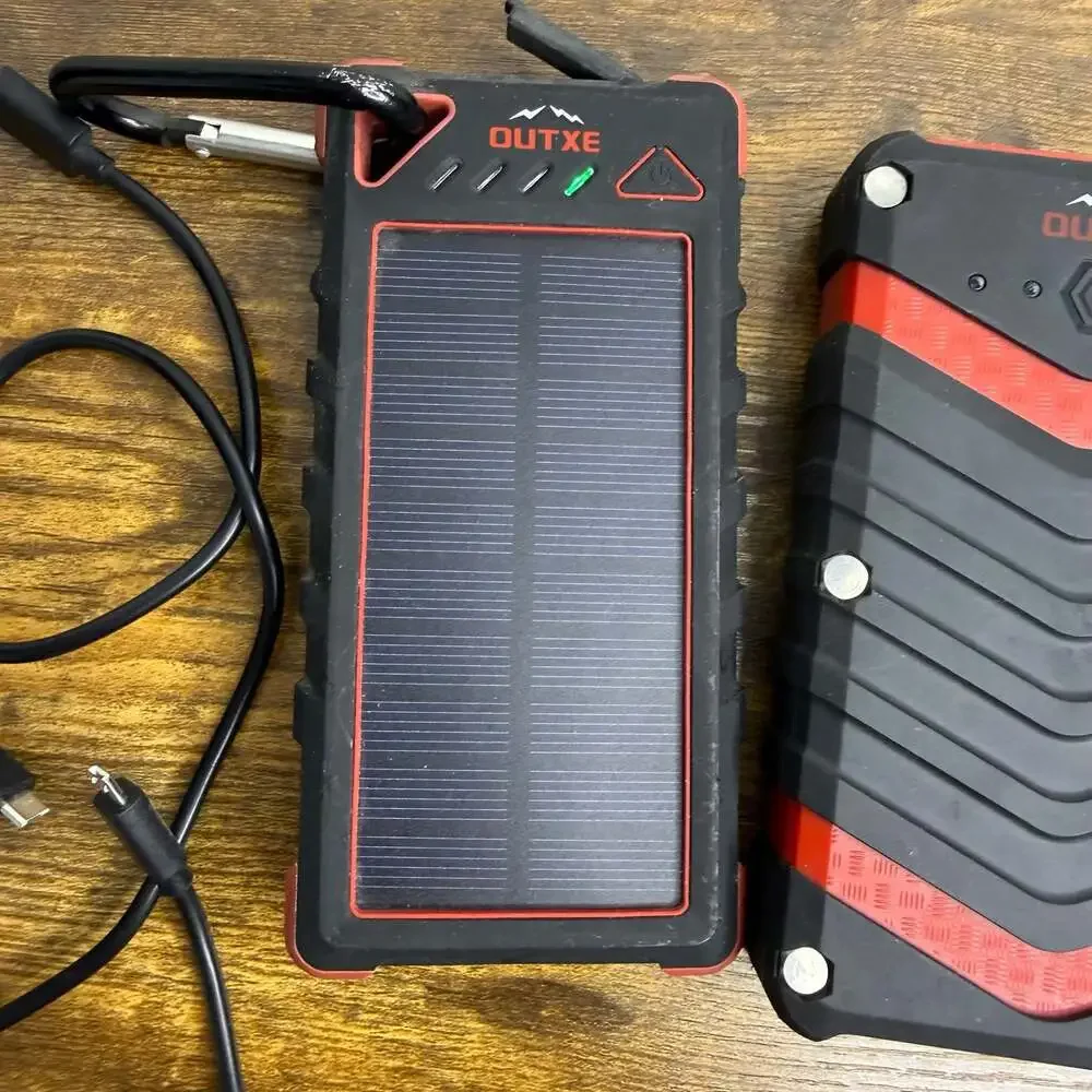 OUTXE Rugged Solar Power Bank Bundle (Models PCPB16000 and PCPB20100)